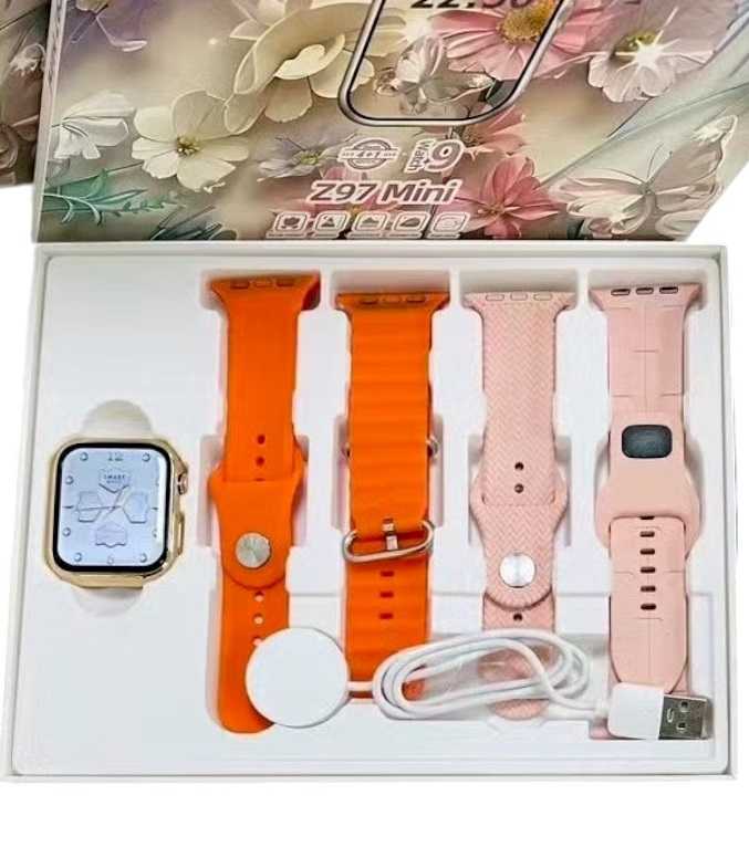 Σετ Smartwatch με 4 λουράκια – Z97 Mini – 064748 – Orange