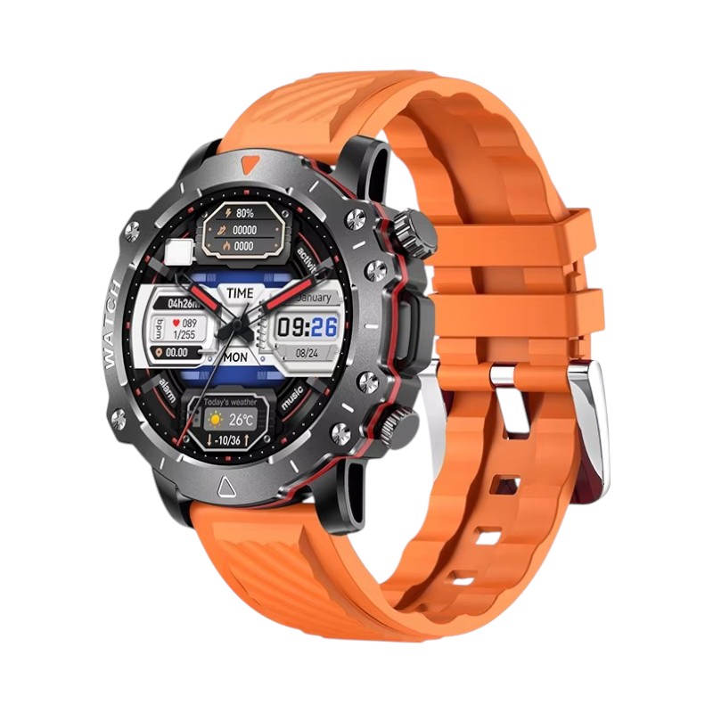 Σετ Smartwatch με 3 λουράκια – LG78 Pro – 064878 – Orange