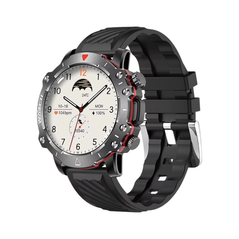 Σετ Smartwatch με 3 λουράκια – LG78 Pro – 064878 – Black