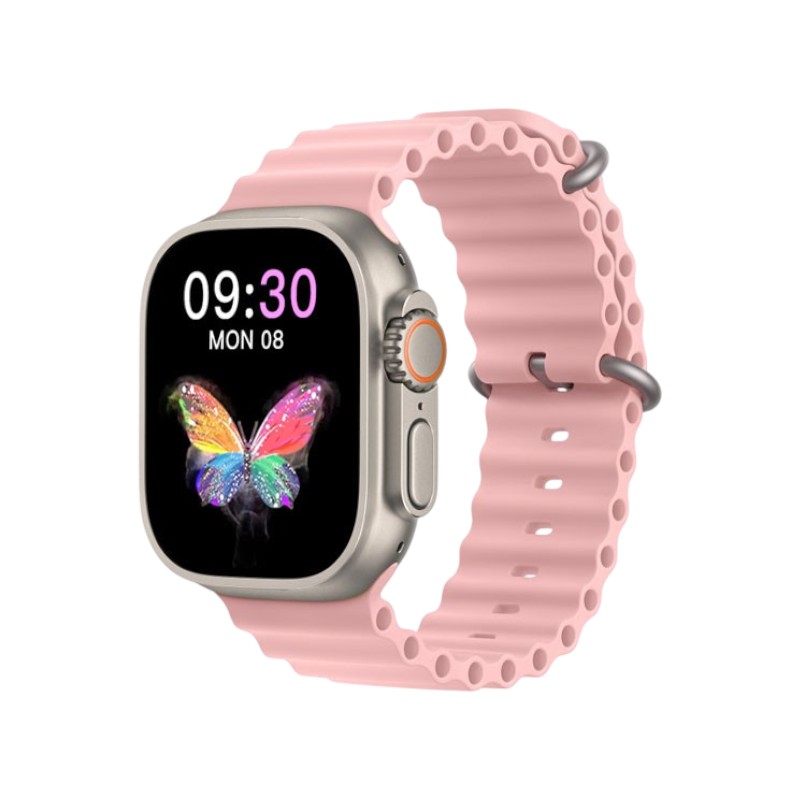 Σετ Smartwatch με 3 λουράκια – LG77 Mini – 064908 – Pink