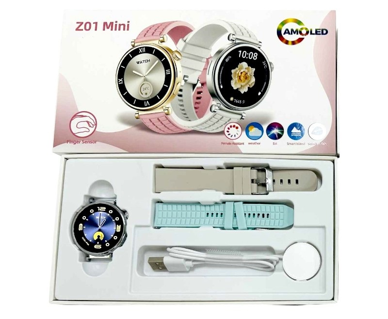 Σετ Smartwatch με 2 λουράκια – Z01 Mini – 064953 – Blue