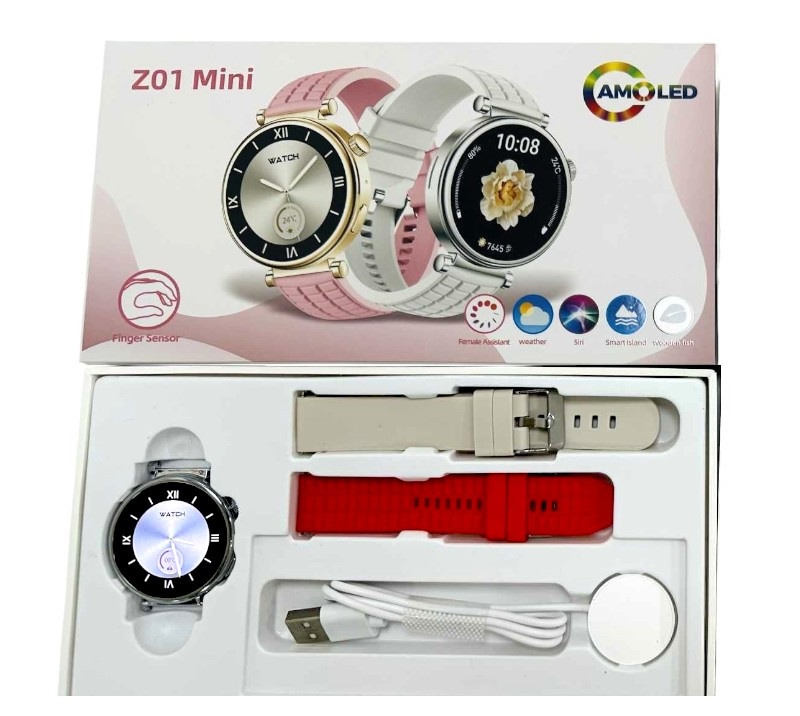 Σετ Smartwatch με 2 λουράκια – Z01 Mini – 064953 – Red