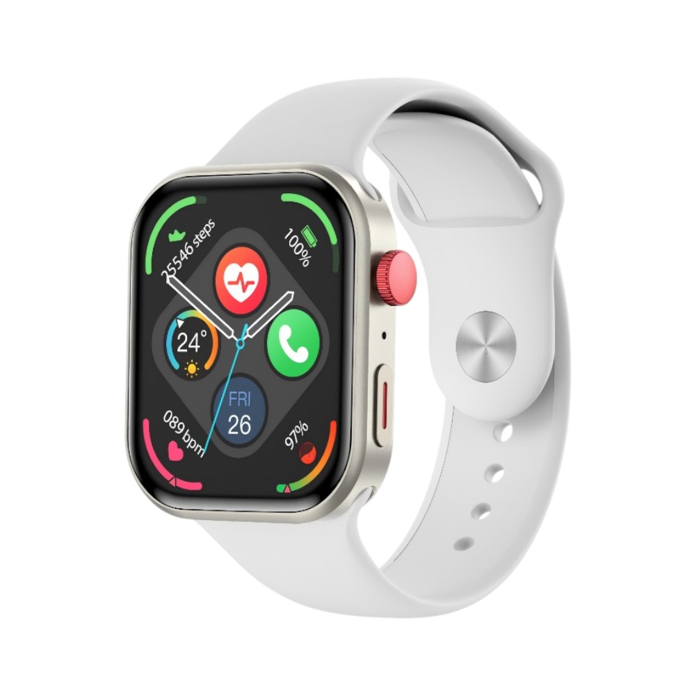 Σετ Smartwatch με 3 λουράκια – Z03 Pro – 065042 – White