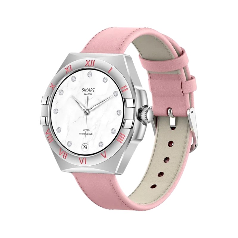 Σετ Smartwatch με 3 λουράκια – LG80 Mini – 065066 – Pink