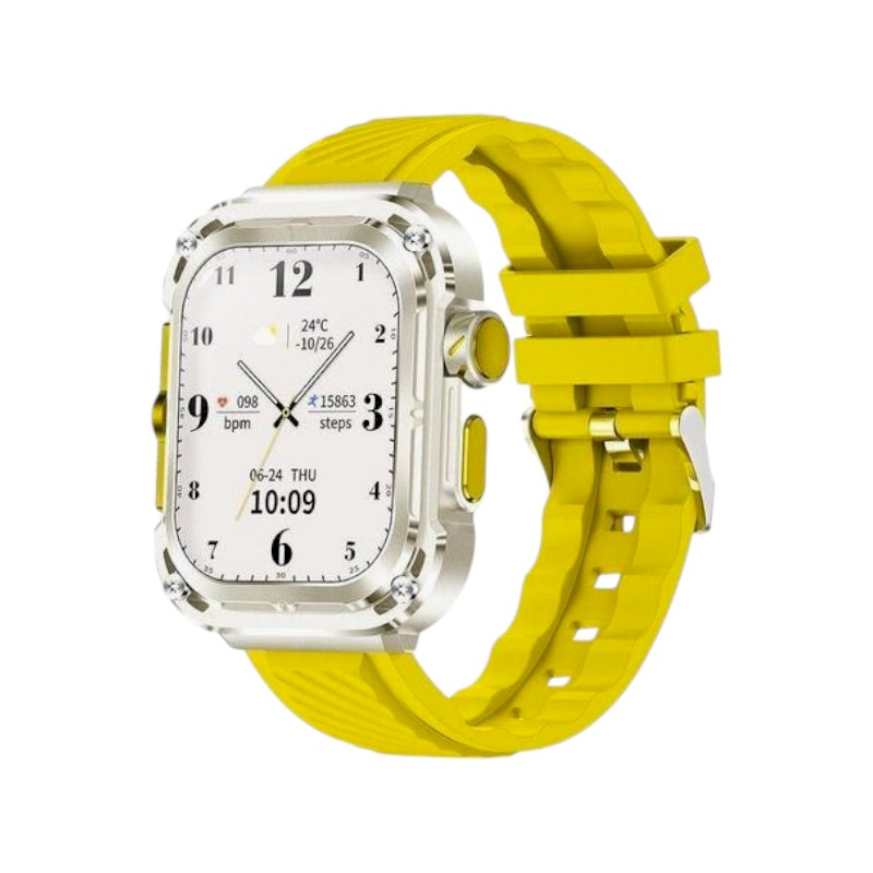 Σετ Smartwatch με 3 λουράκια – Z85 MAX – 065097 – Yellow