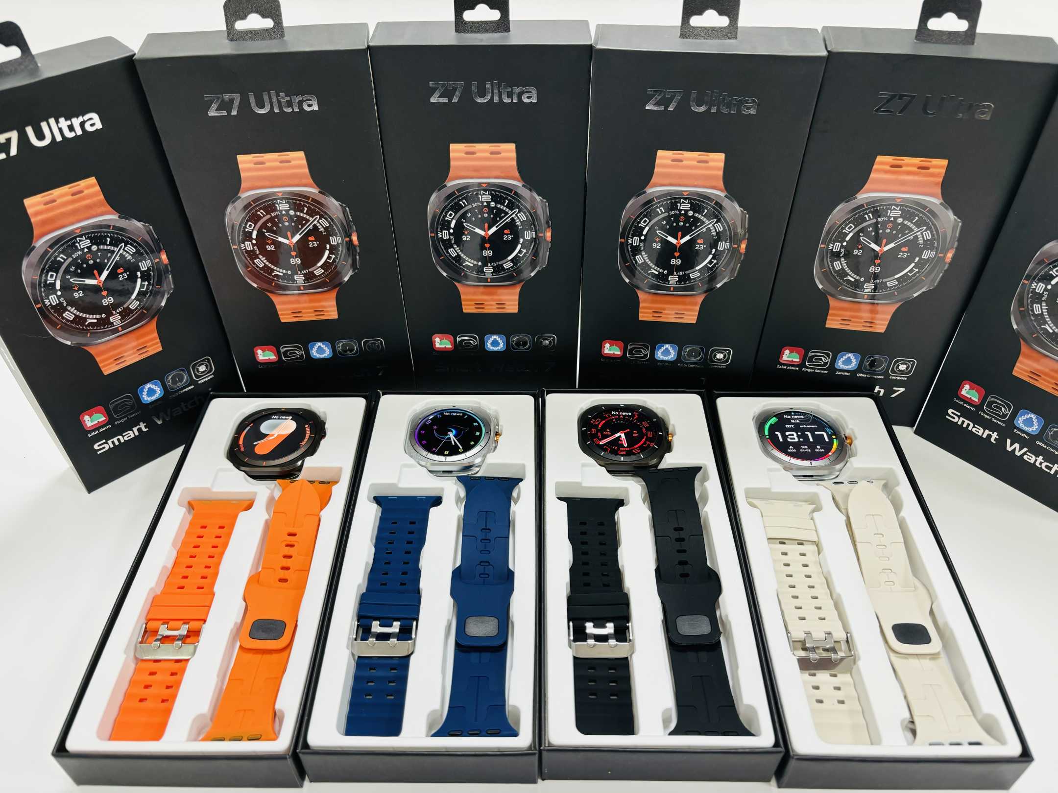 Σετ Smartwatch με 2 λουράκια – Z7 Ultra – 065219 – Grey