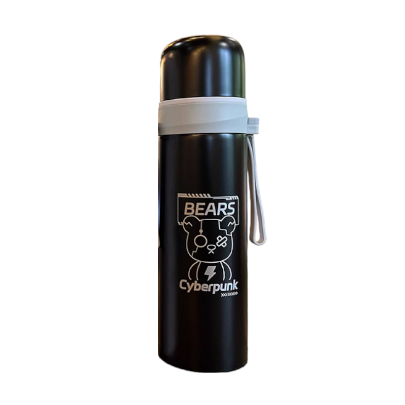 Φορητό παγούρι-θερμός – MX-2305 – 500ml – 104806 – Black