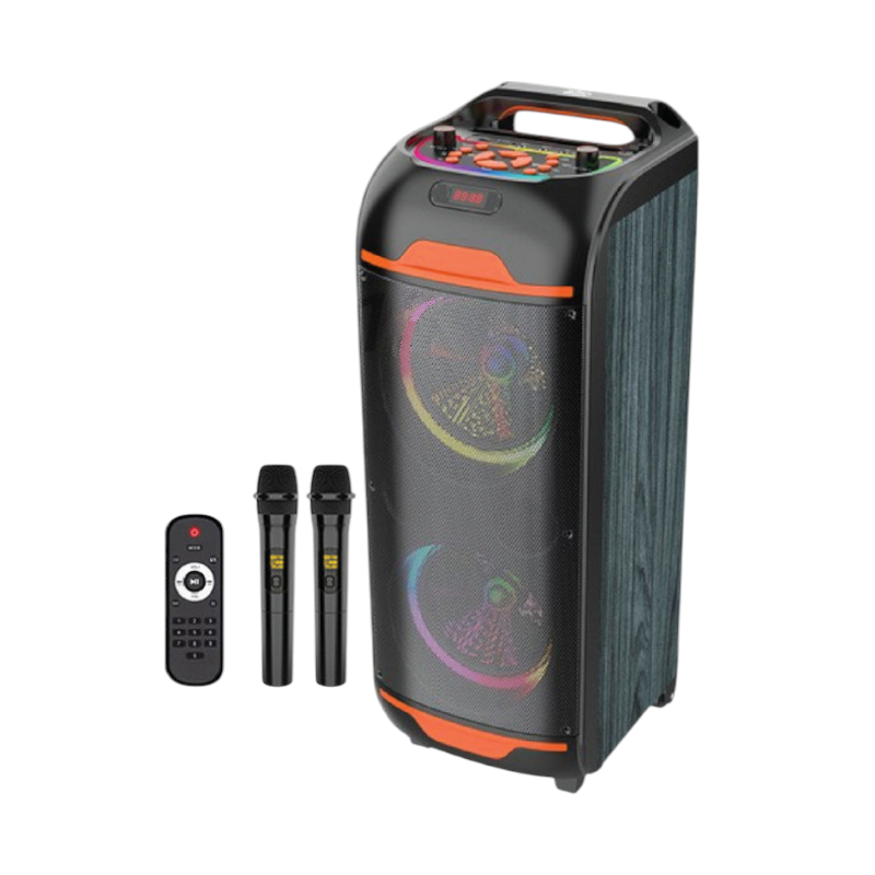 Φορητό ηχείο subwoofer με μικρόφωνο Karaoke – ZQS-8248 – 116237 – Black