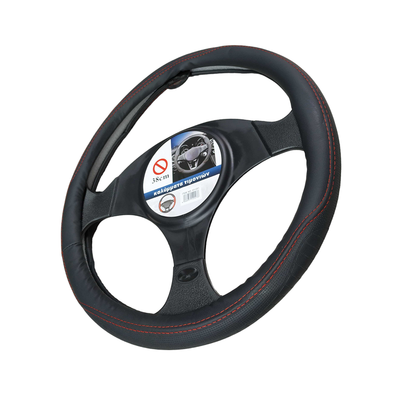 Κάλυμμα τιμονιού αυτοκινήτου – XY-051 – 122476 – Black/Red