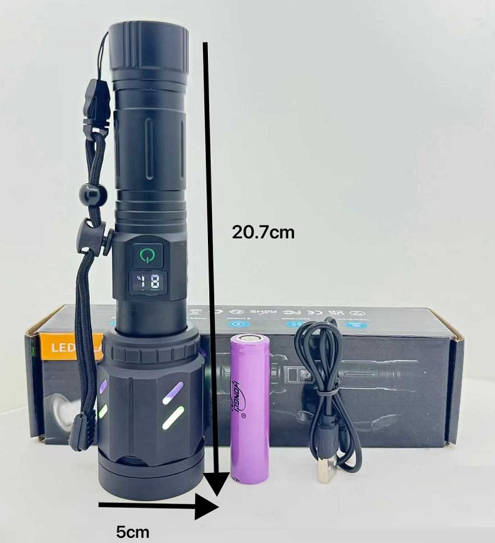 Επαναφορτιζόμενος φακός LED – L88 – 123576