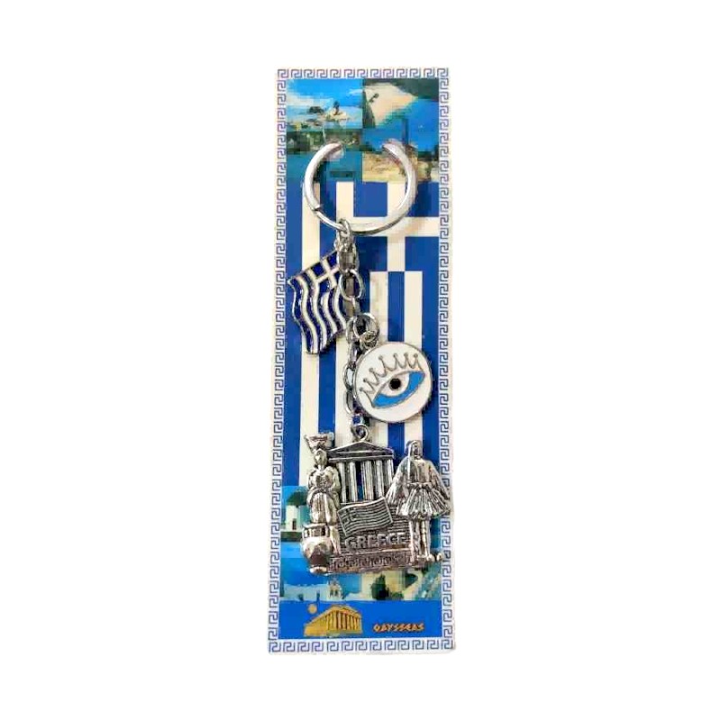 Τουριστικό μπρελόκ Souvenir – Σετ 12pcs – Greece – 127217