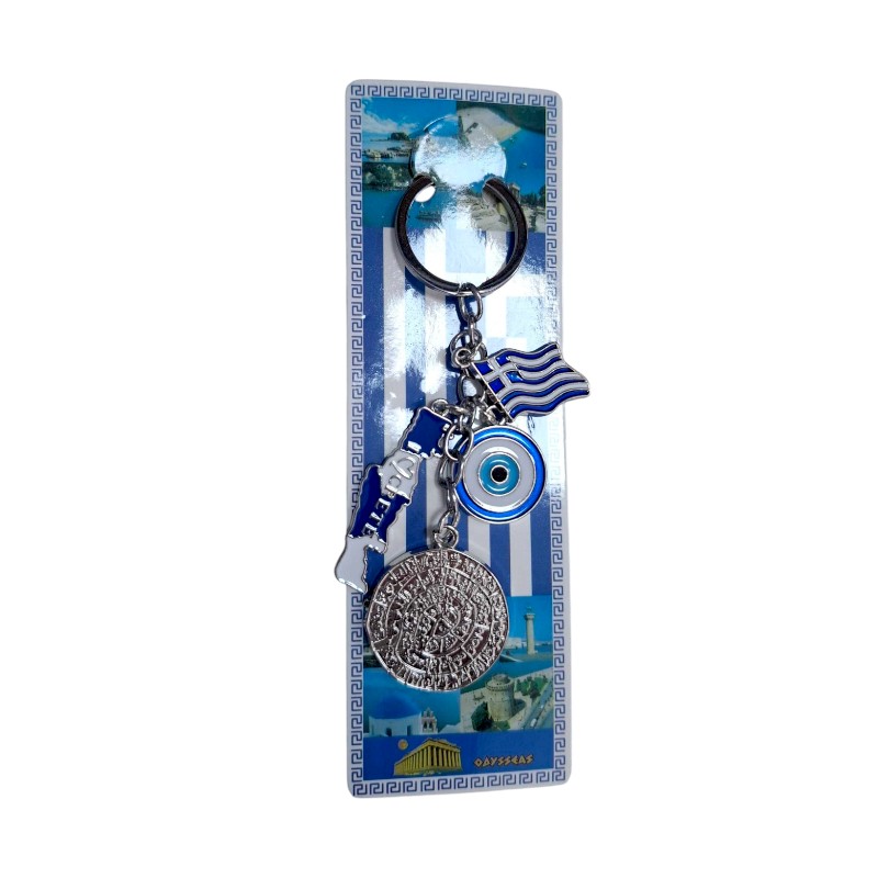 Τουριστικό μπρελόκ Souvenir – Σετ 12pcs – Crete – 127255