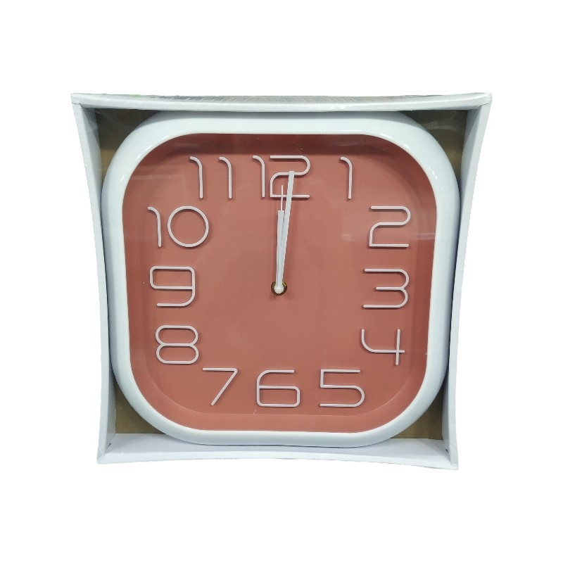 Ρολόι τοίχου – 734Β – 140115 – Pink
