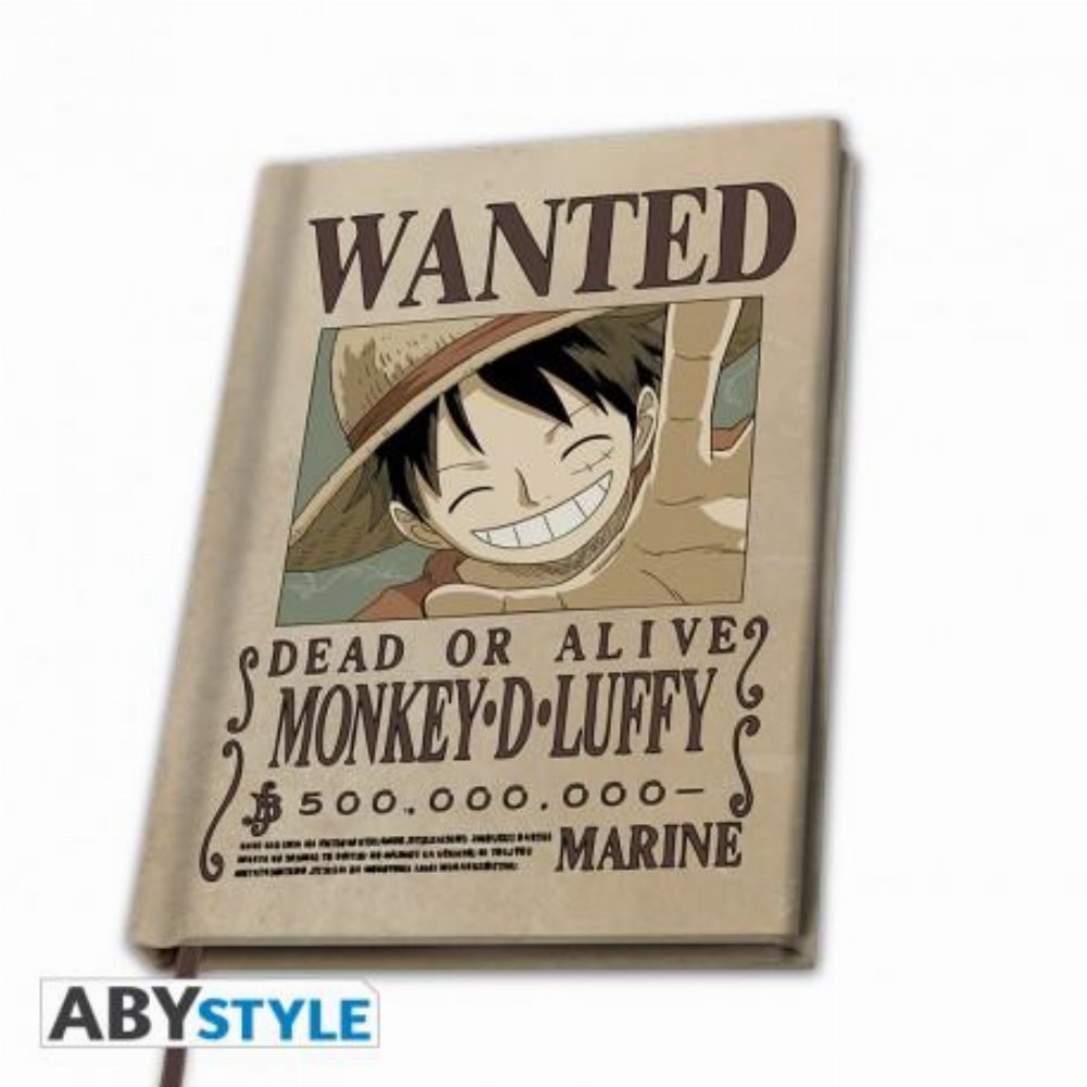 One Piece – Wanted Luffy A5 Σημειωματάριο