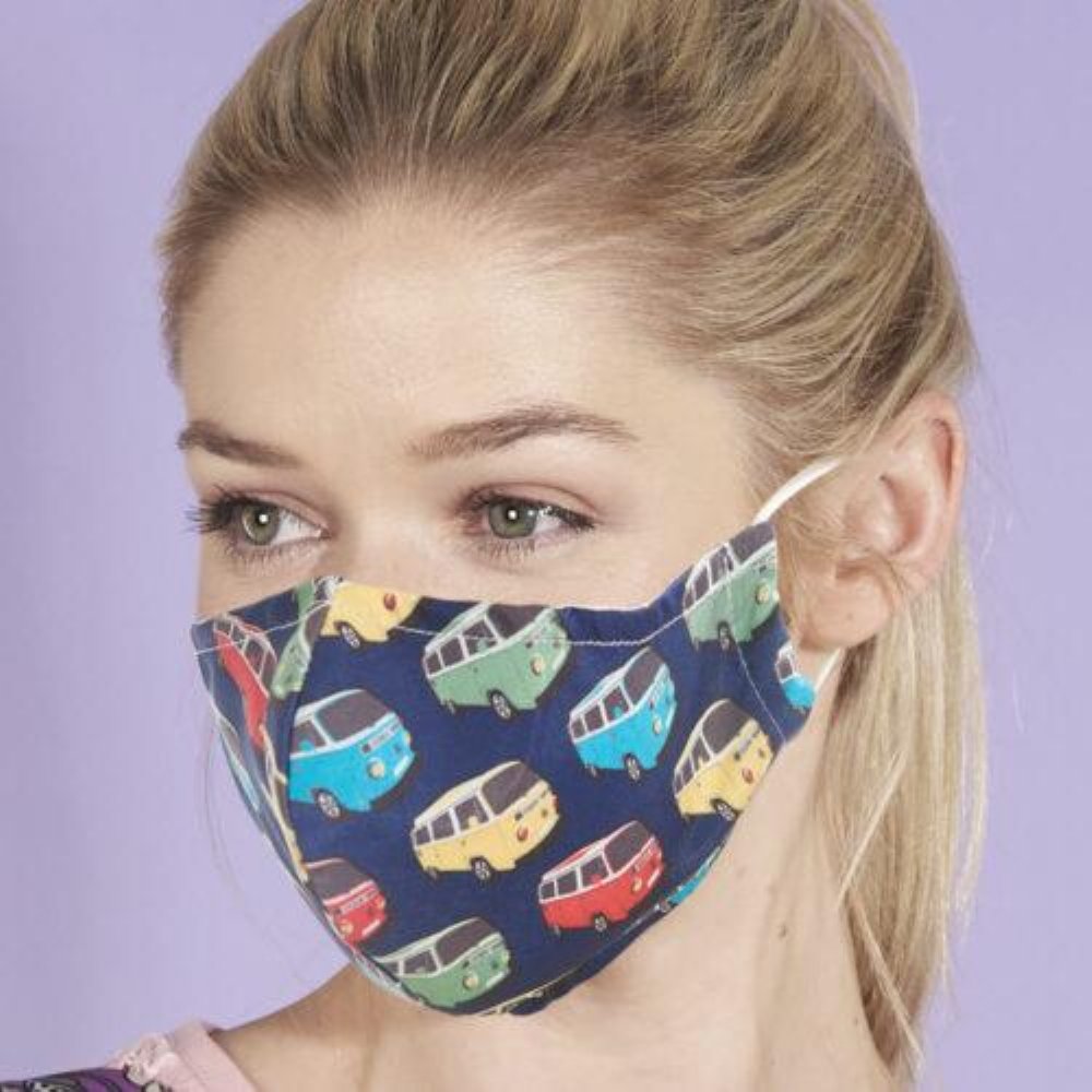 Μάσκα Προστασίας – Navy Campervan Mask