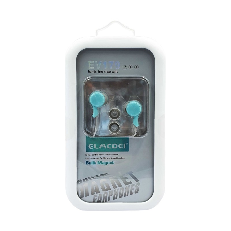 Ενσύρματα ακουστικά – EV-179 – 158145 – Light Blue