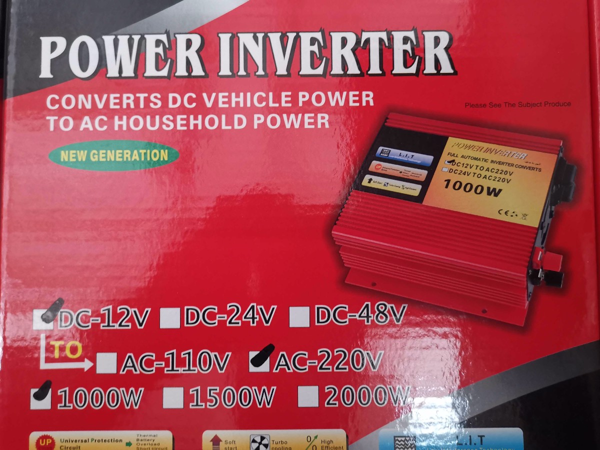 Power Inverter – Μονοφασικό – 1000W – DC-24V – 602066