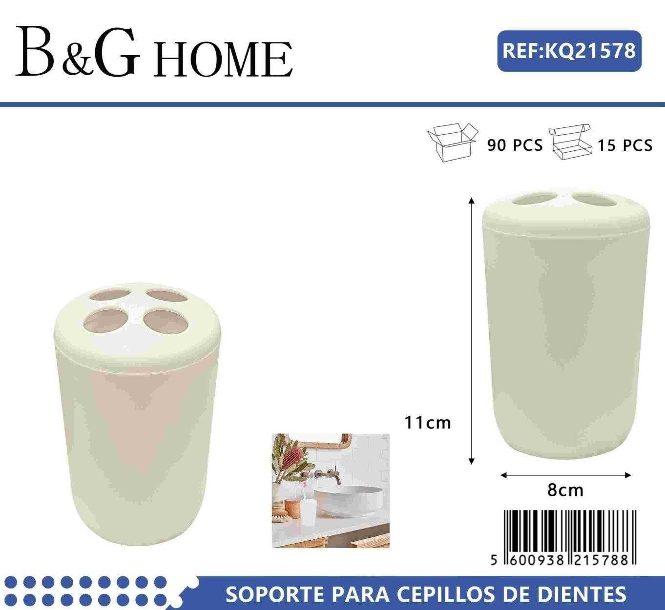 Θήκη οδοντόβουρτσας πλαστική – Beige – 21578