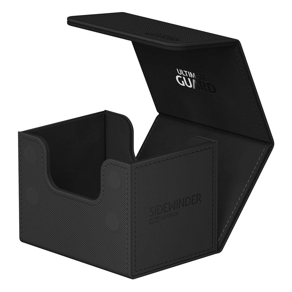 Ultimate Guard Sidewinder 100+ Deck Box – XenoSkin Black (Monocolor)