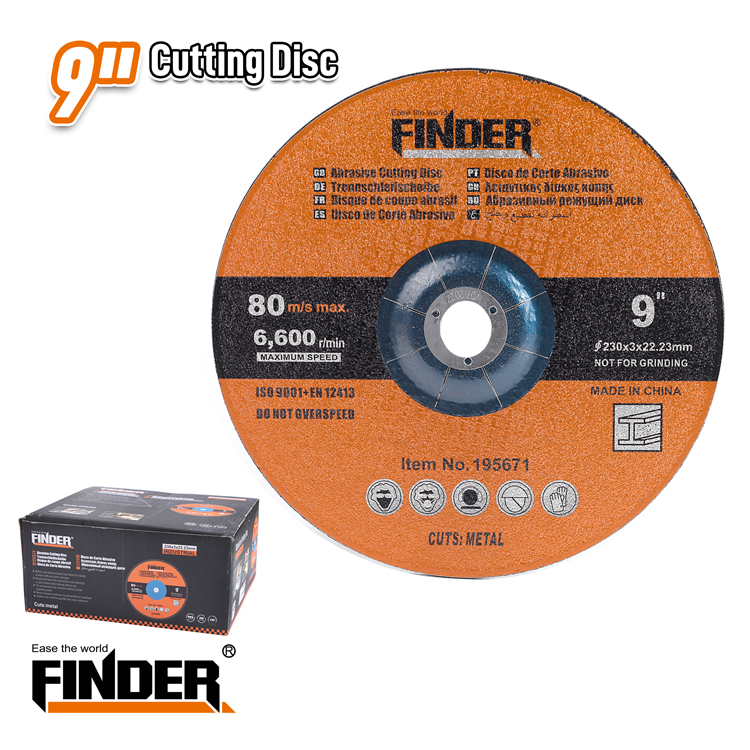 Δίσκος κοπής σιδήρου/μετάλλων – 9″” – Finder – 195671