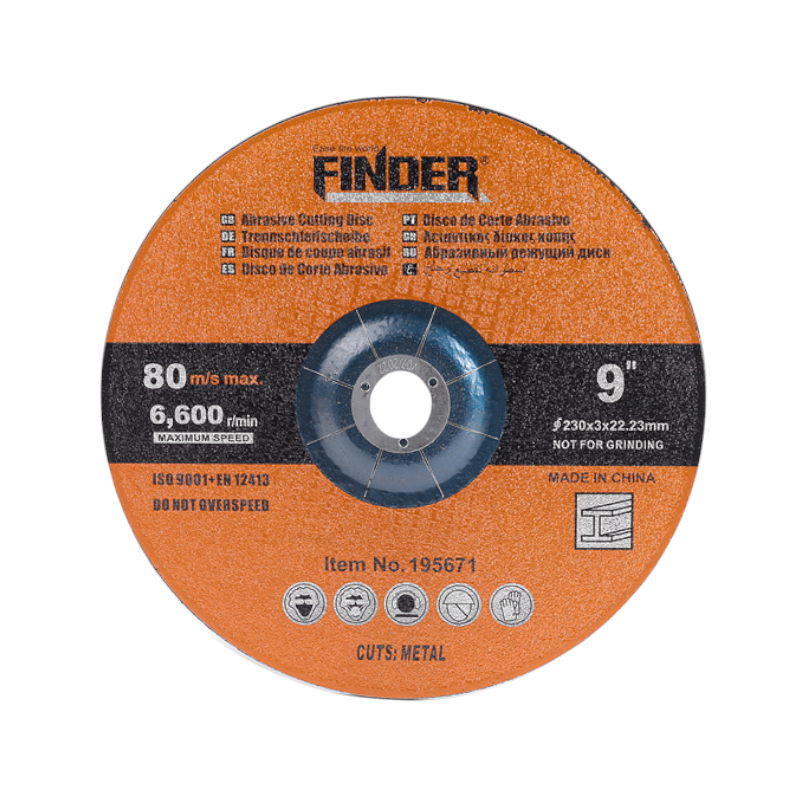 Δίσκος κοπής σιδήρου/μετάλλων – 9″” – Finder – 195671