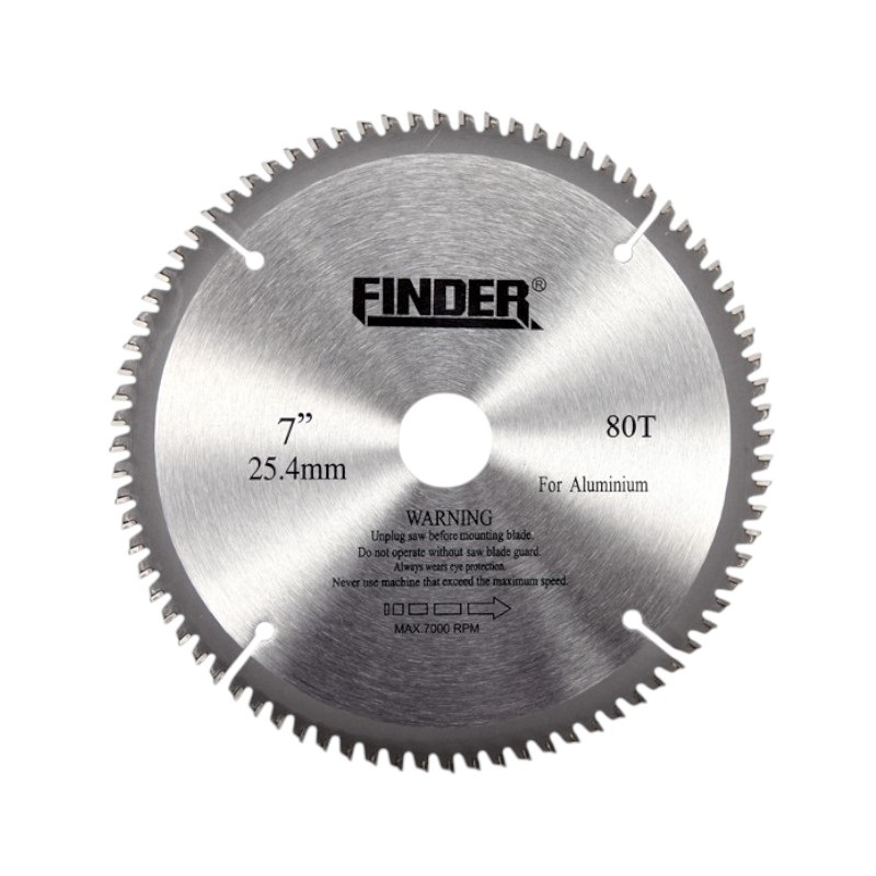Δίσκος κοπής αλουμινίου – TCT – 7″ – Φ80 – 80T – Finder – 196003