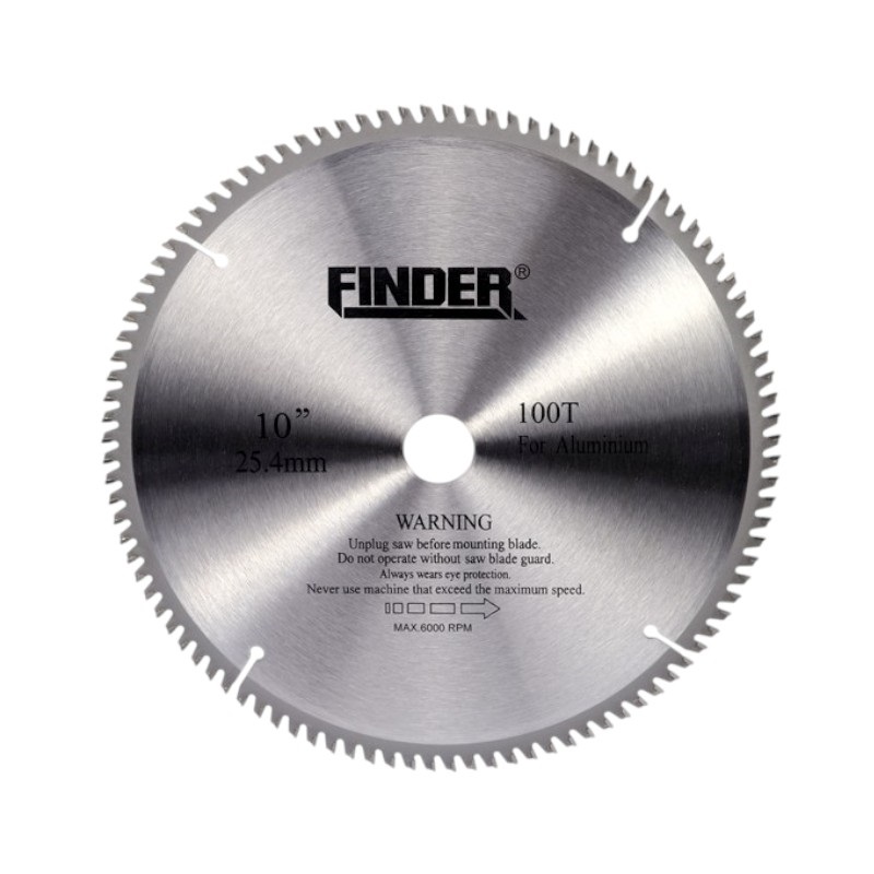 Δίσκος κοπής αλουμινίου – TCT – 10″ – Φ255 – 100T – Finder – 196005