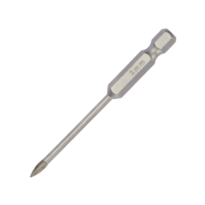 Τρυπάνι γυαλιού/πλακιδίων τετράκοπο – 3mm – Finder – 196668