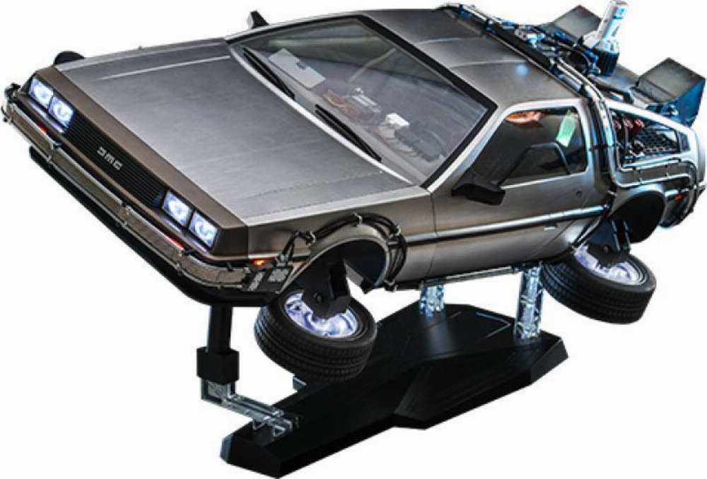 Back to the Future II: Hot Toys Masterpiece – DeLorean Time Machine Action Vehicle (72cm)