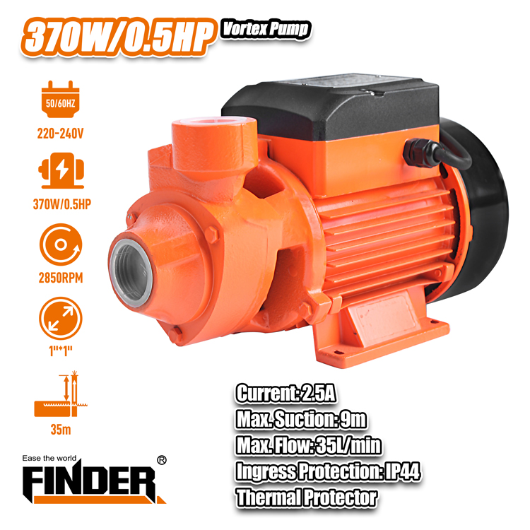 Αντλία επιφανείας νερού – Turbo – 370W/0.5HP – Finder – 197268
