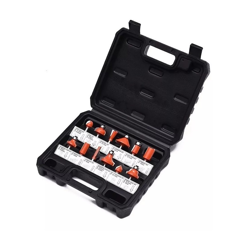 Σετ φρέζες ξύλου για ρούτερ – 12pcs – Φ12mm – Finder – 197748