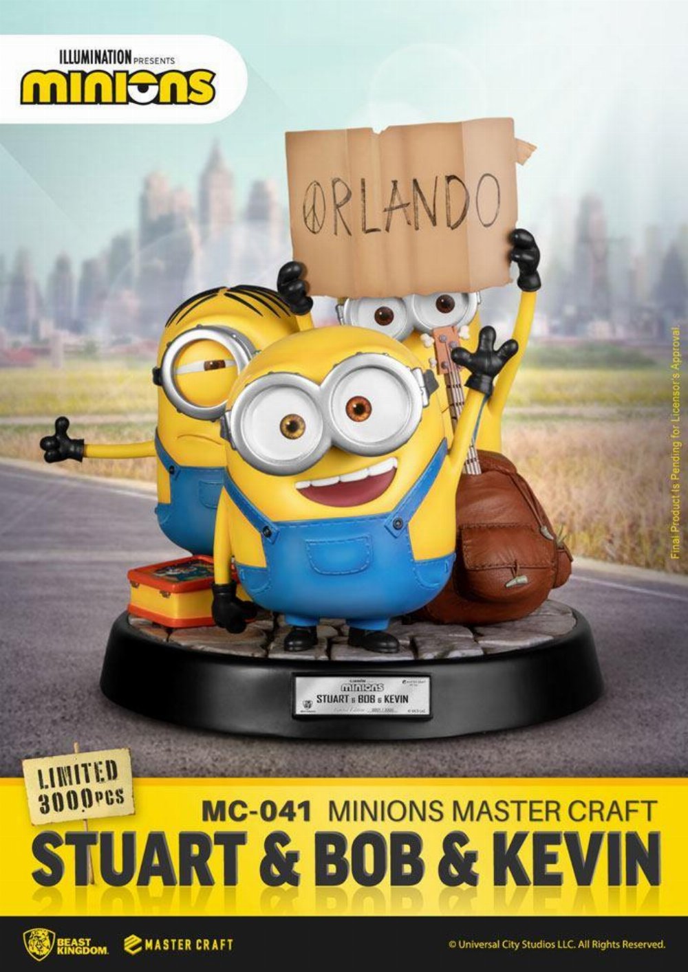 Φιγούρα Minions: Master Craft – Stuart & Bob & Kevin Statue (35cm) (LE3000)