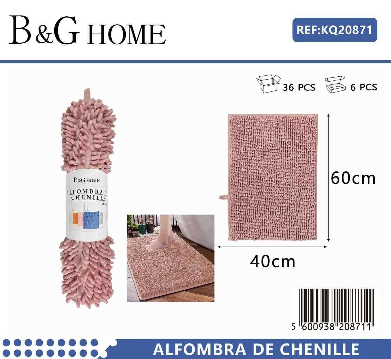 Πατάκι μπάνιου – M0826 – 40x60cm – Pink – 20871