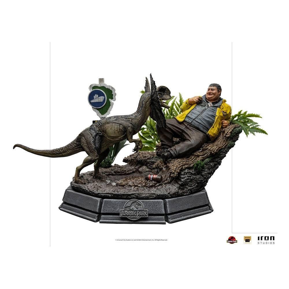 Φιγούρα Jurassic Park – Dennis Nedry meets the Dilophosaurus Art Scale 1/10 Statue (21cm)