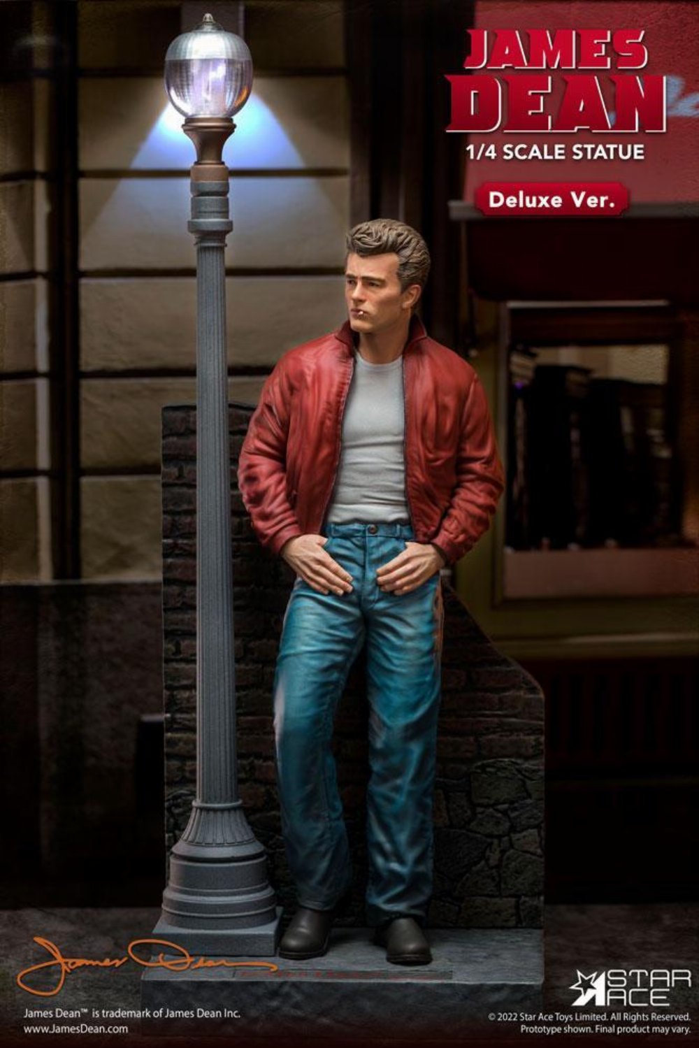 James Dean: Superb My Favourite Legend Series – James Dean (Red jacket) Deluxe Φιγούρα Αγαλματίδιο (52cm) (LE400)