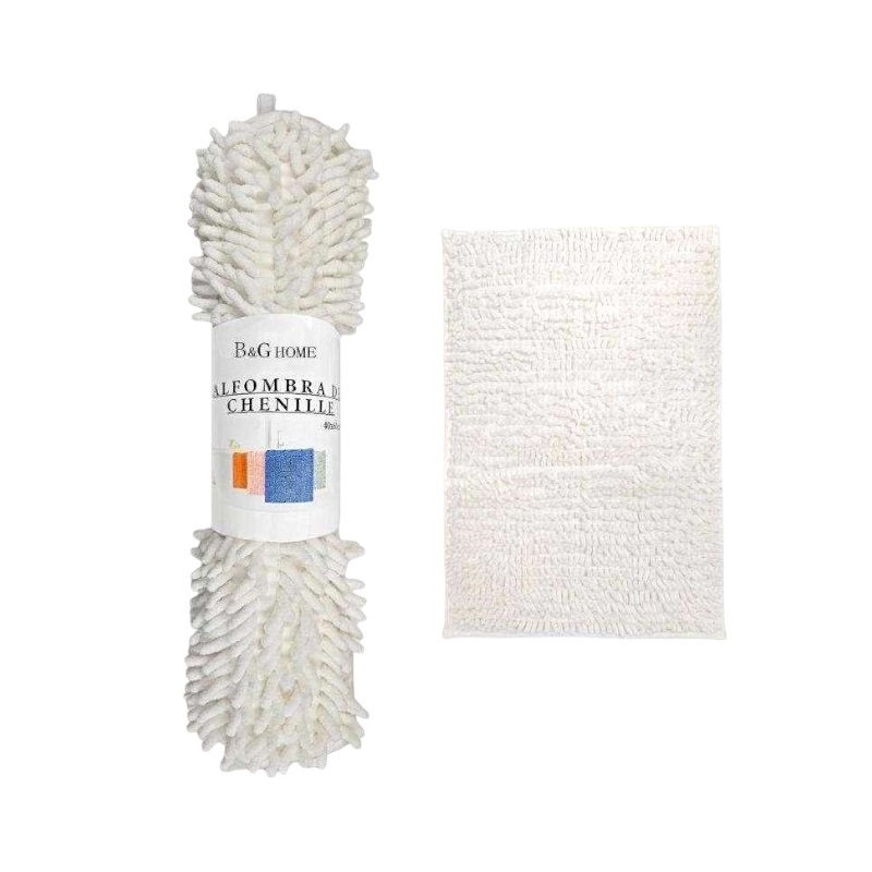 Πατάκι μπάνιου – M0829 – 40x60cm – White – 20872