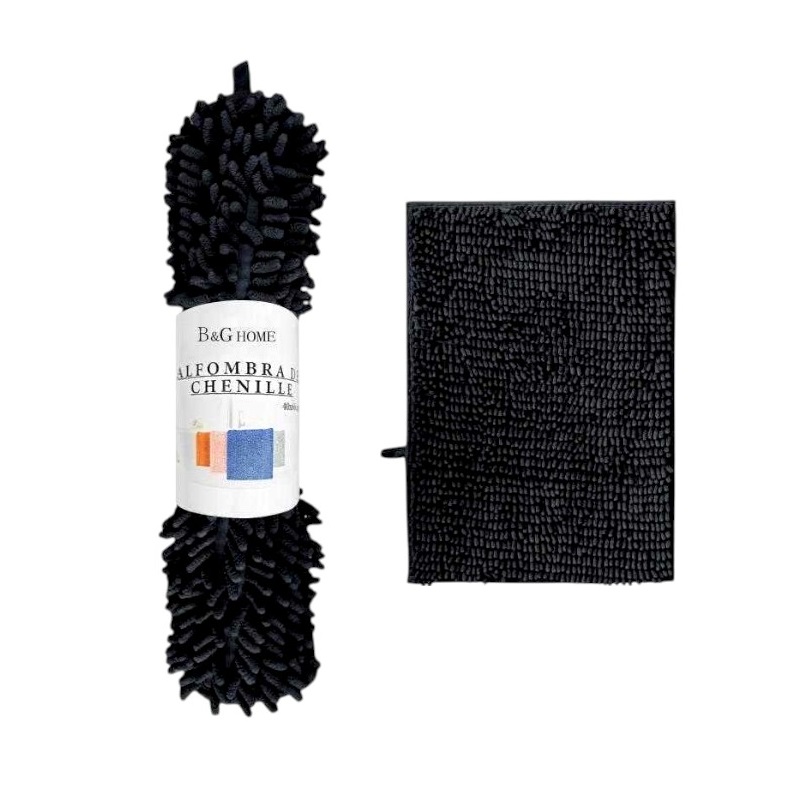 Πατάκι μπάνιου – 6C – Black –  – 40x60cm – Black – 20873