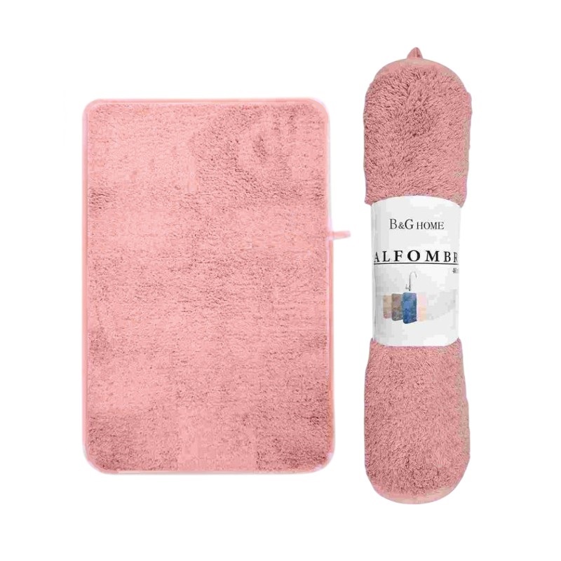 Πατάκι μπάνιου – M0826 – 40x60cm – Pink – 20963