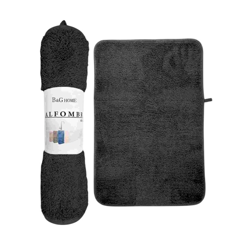 Πατάκι μπάνιου – M0831 – 40x60cm – Black – 20965