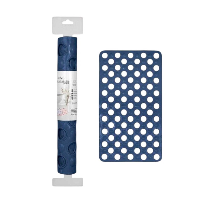 Αντιολισθητικό πατάκι μπάνιου – M0840 – 36x66cm – Blue – 21077