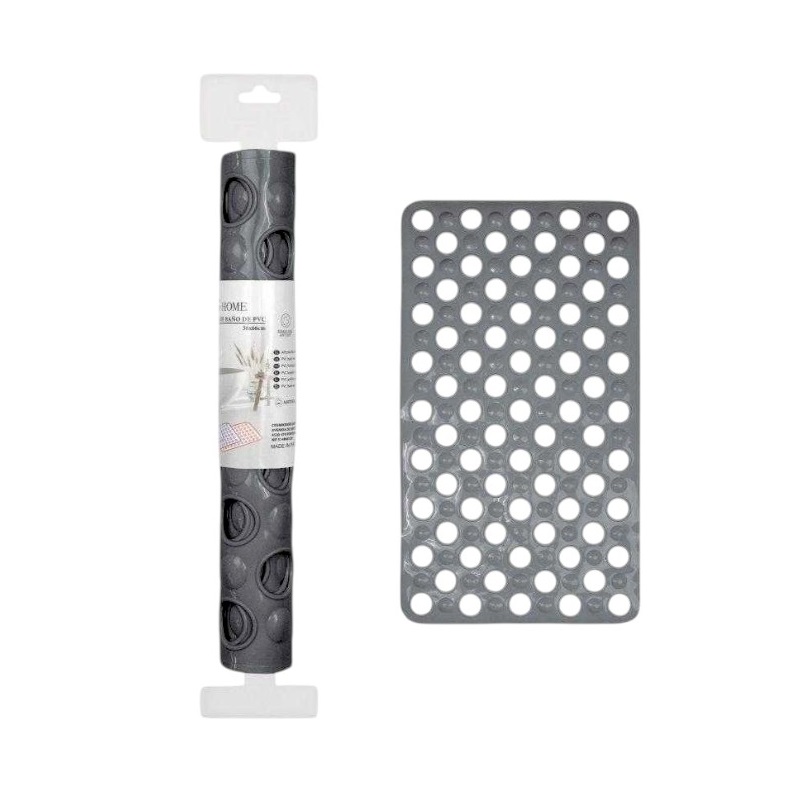 Αντιολισθητικό πατάκι μπάνιου – M0831 – 36x66cm – Grey – 21082