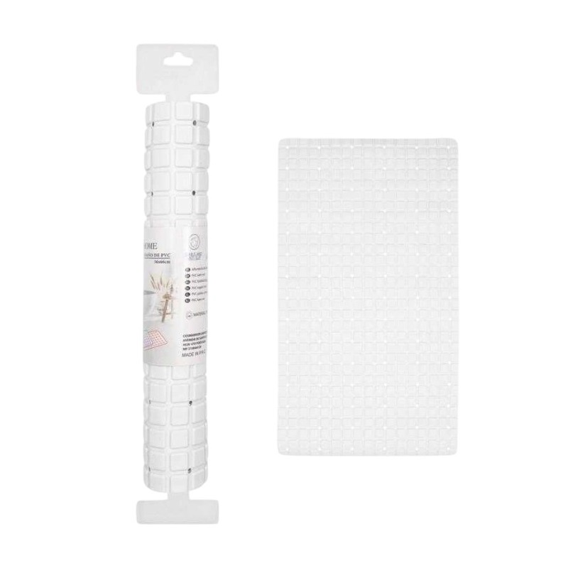 Αντιολισθητικό πατάκι μπάνιου – M0829 – 36x66cm – White – 21088