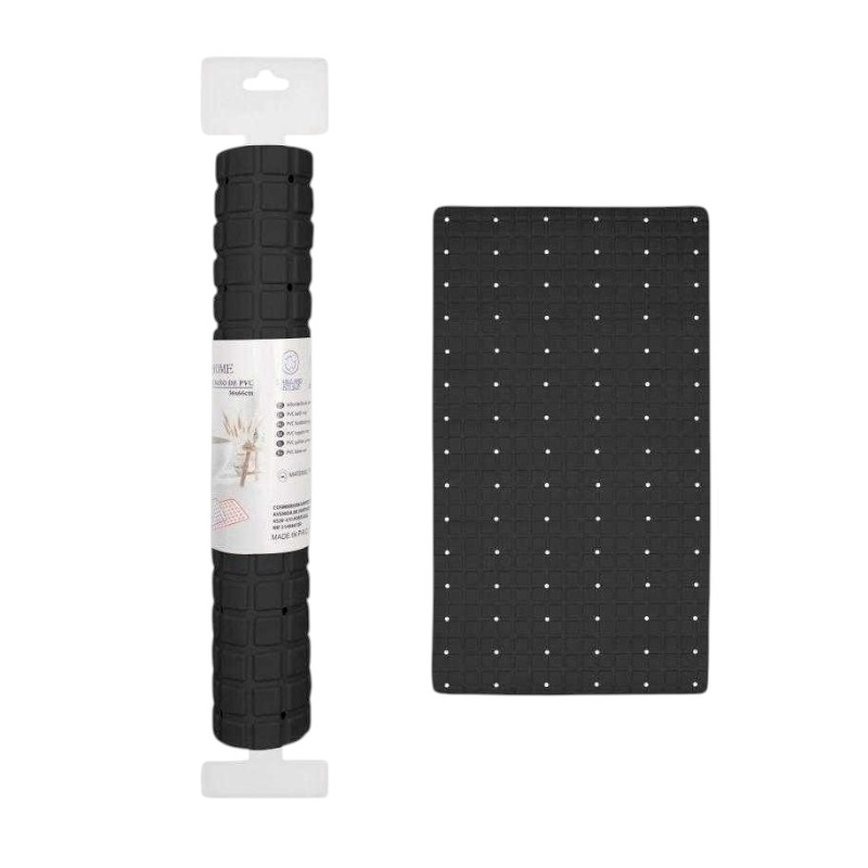 Αντιολισθητικό πατάκι μπάνιου – 6C – 36x66cm – Black – 21089