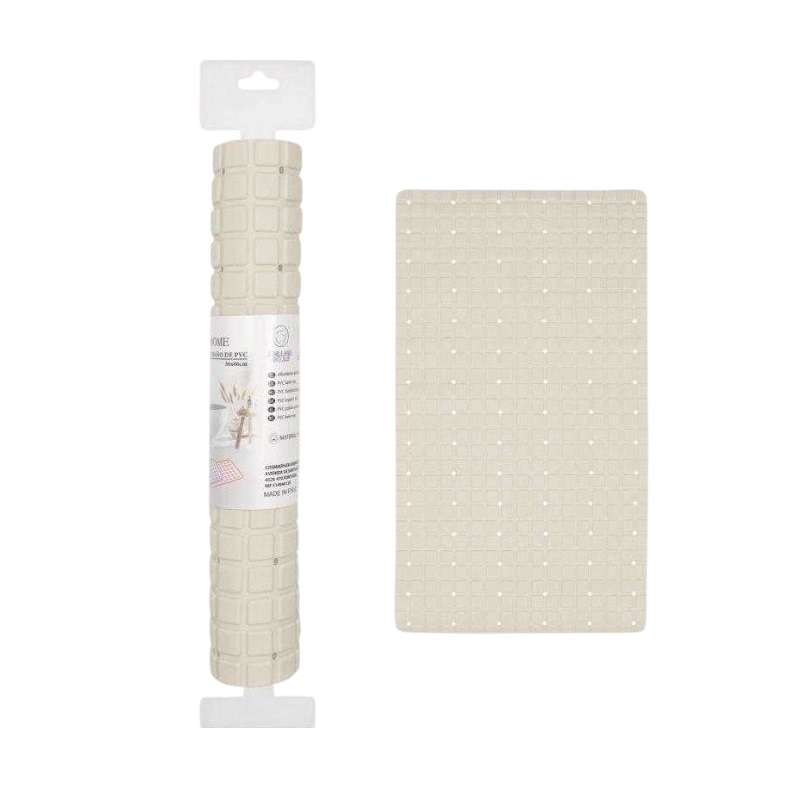 Αντιολισθητικό πατάκι μπάνιου – M0832 – 36x66cm – Beige – 21091