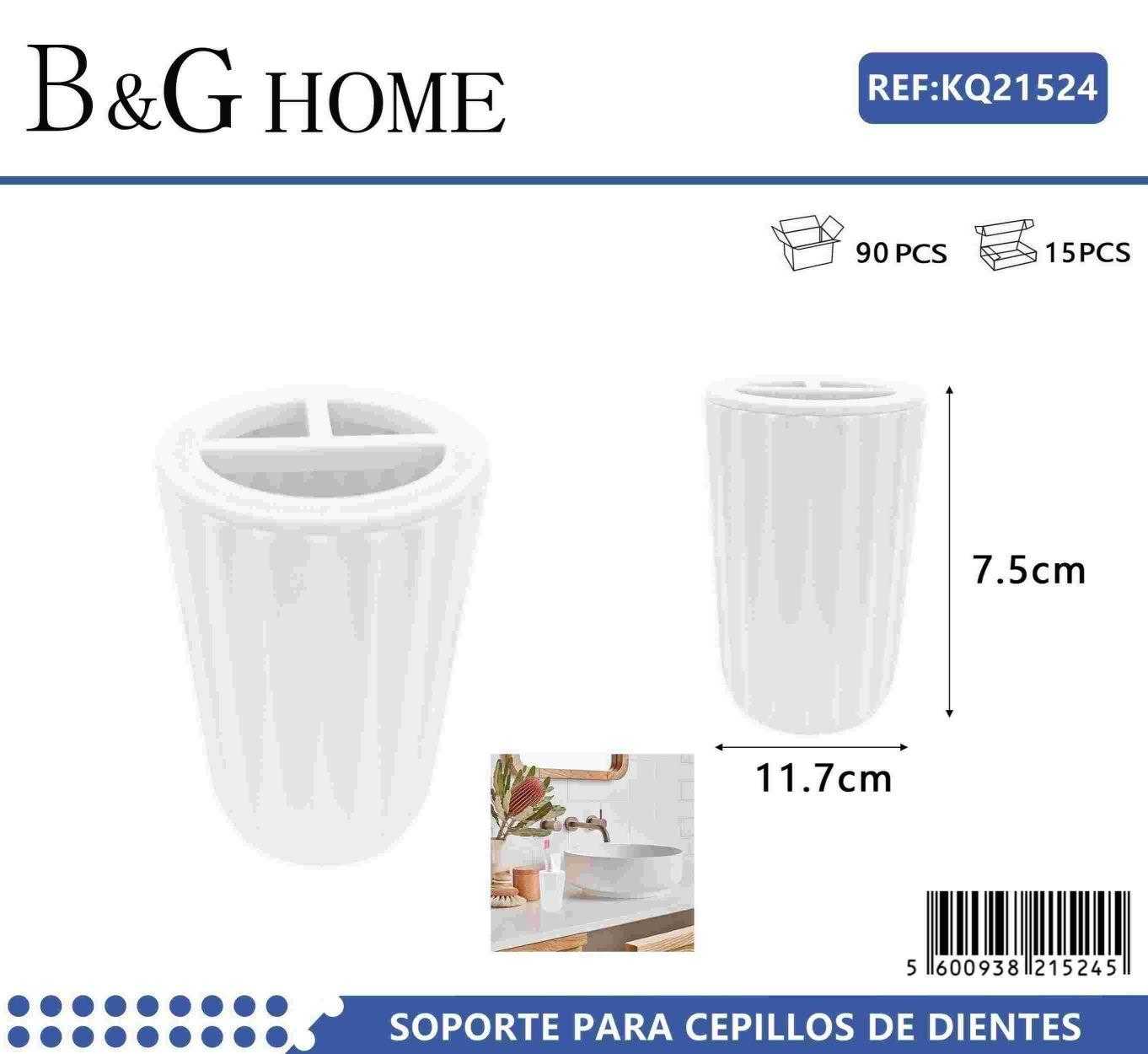 Θήκη οδοντόβουρτσας πλαστική – White – 21524