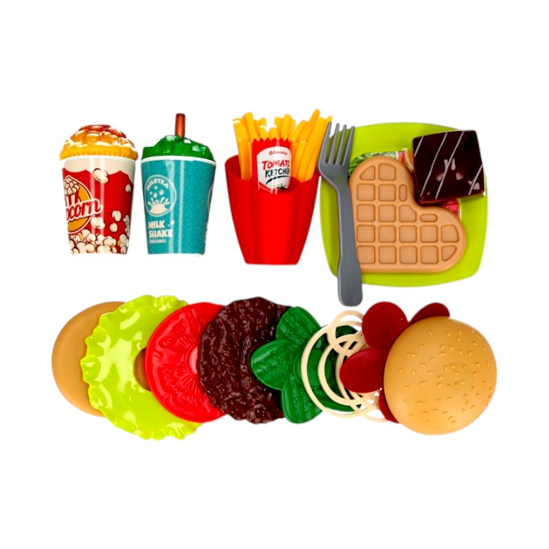 Σετ Fast Food DIY με αξεσουάρ – XJ372 – 215227