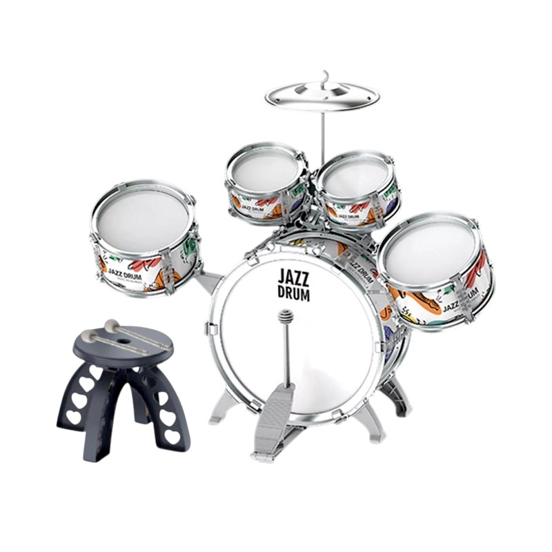 Παιδικό σετ Drums – Jazz Drum – ZG2805-SB5 – 215476