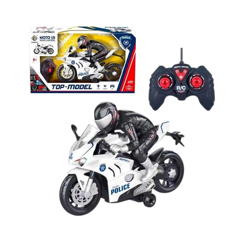 Τηλεκατευθυνόμενη μοτοσυκλέτα Police – 565-R8 – 215541