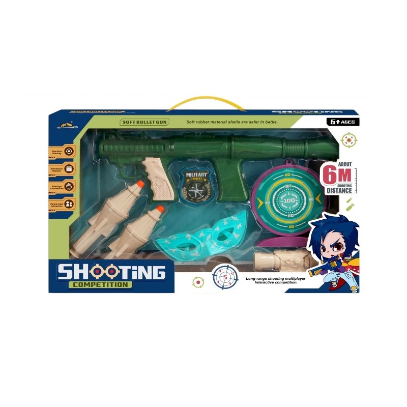 Παιδικό όπλο στόχου – Soft Gun – 666L – 215569