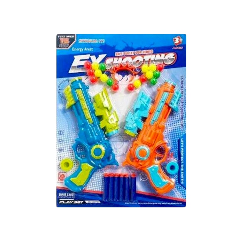 Παιδικό όπλο στόχου – Soft Gun – 2pcs – 5389A-3 – 215594
